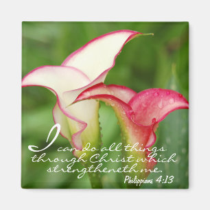 Motivierend Calla Lily Magnet