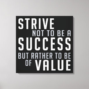 Motivierend Canvas-Printwerbung für Erfolg und Wer Leinwanddruck