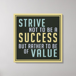 Motivierend Canvas-Printwerbung für Erfolg und Wer Leinwanddruck