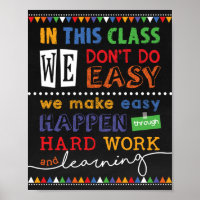 Motivierend Dekor im Klassenzimmer / Geschenkidee