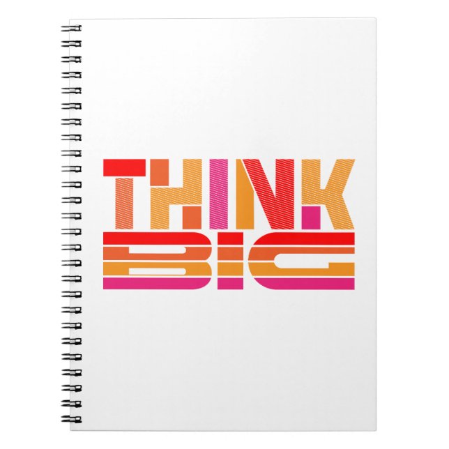 Motivierend denken notizblock (Vorderseite)