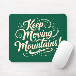 Motivierend Design für behaltend bewegende Berge Mousepad