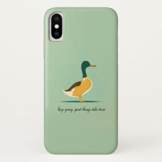 Motivierend, einfaches Design-Entenphon Case-Mate iPhone Hülle
