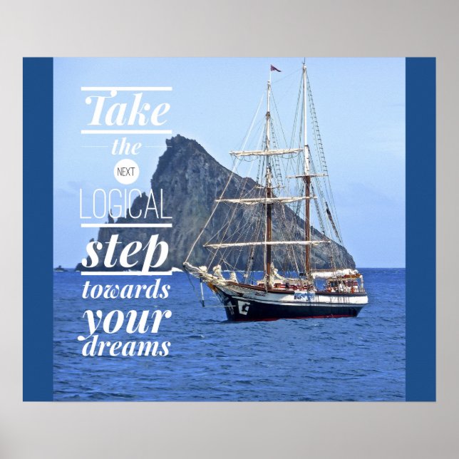 Motivierend Erfolgsposter - Traumhaus Gebäude Poster (Vorne)