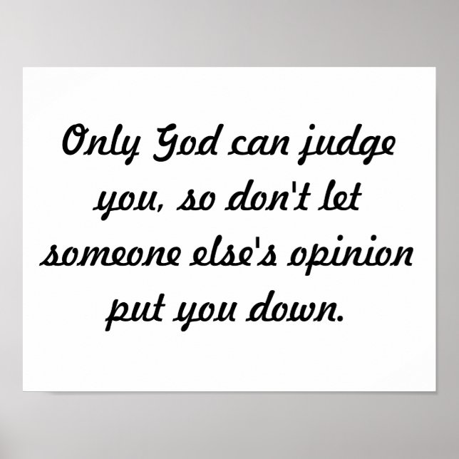 Motivierend ermutigendes Poster (Vorne)