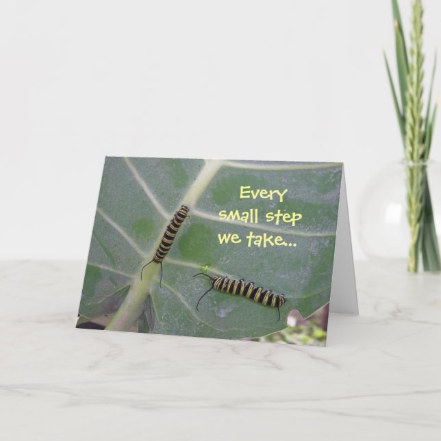 Motivierend, Ermutigung Karte (Vorderseite)