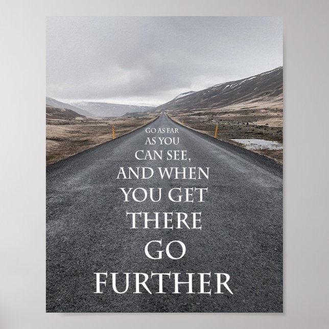 Motivierend Errungenschaften und Ziele Poster (Vorne)