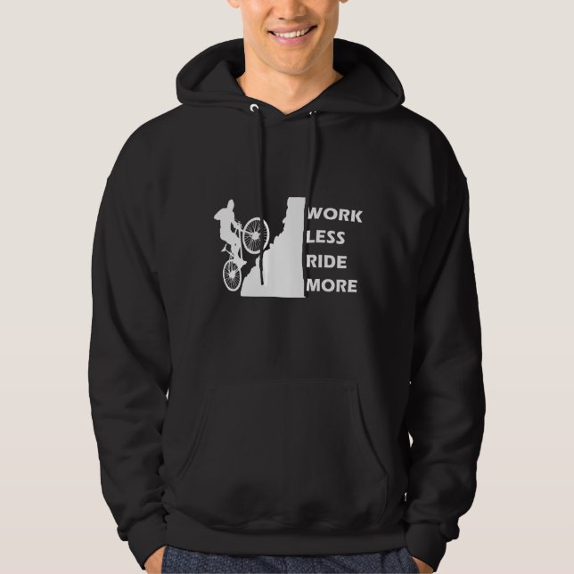 Motivierend Fahren Hoodie (Vorderseite)