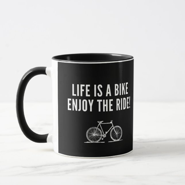 Motivierend Fahren Tasse (Links)