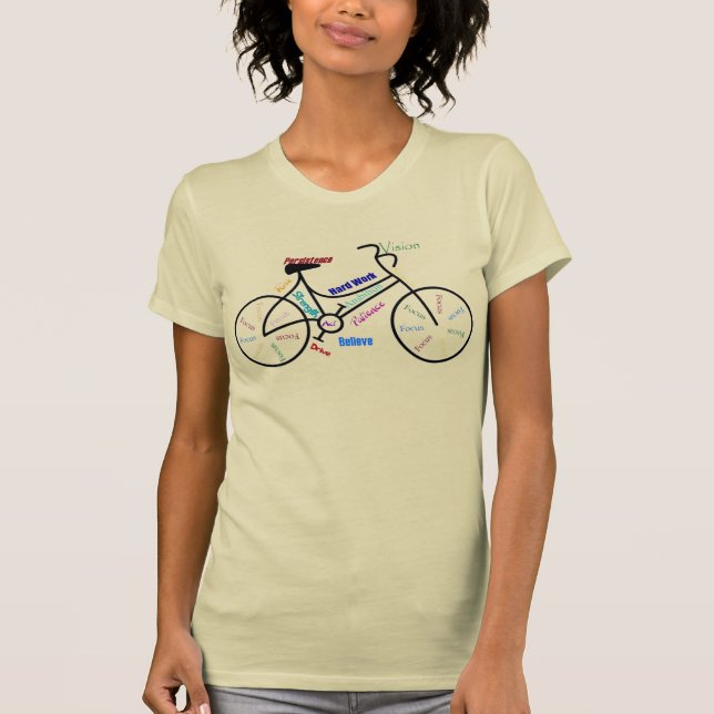 Motivierend Fahrrad, Fahrrad, Fahrrad, Sport, Hobb T-Shirt (Vorderseite)