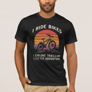 Motivierend Fahrradangebot für Abenteuerlustige T-Shirt
