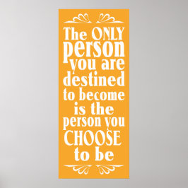 Motivierend Farbposter Poster