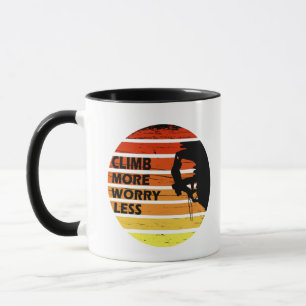 Motivierend Felskletterquoten Tasse
