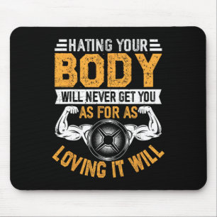 Motivierend Fitness Bodybuilding Workout Gym Quot Mousepad