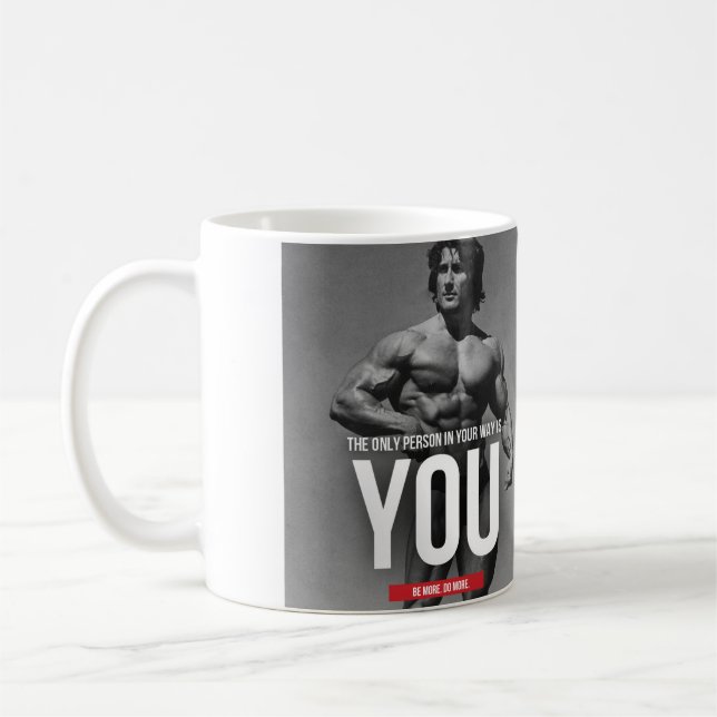 Motivierend Fitness Kaffeetasse (Links)