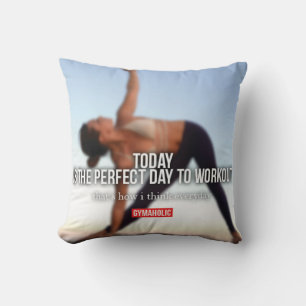 Motivierend Fitness Kissen