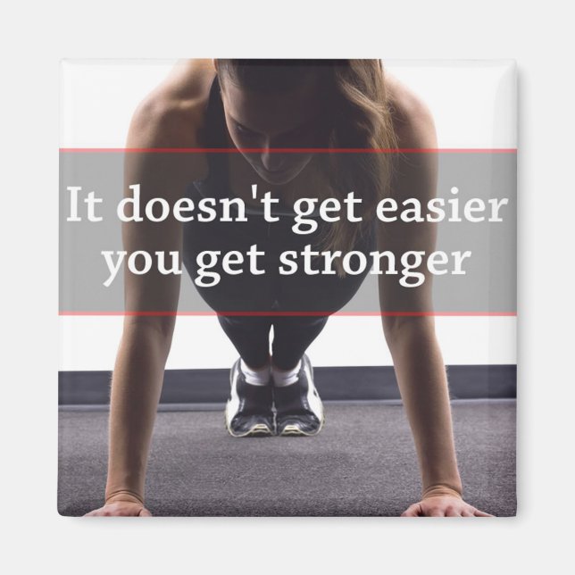 Motivierend Fitness Magnet (Vorne)