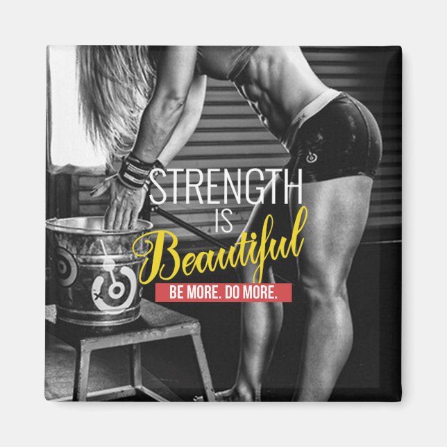 Motivierend Fitness Magnet (Vorne)