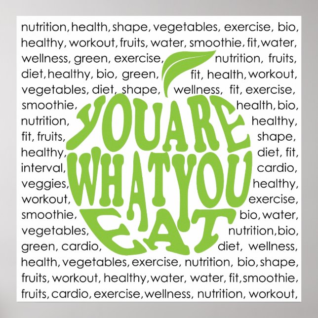 motivierend Fitness Poster (Vorne)