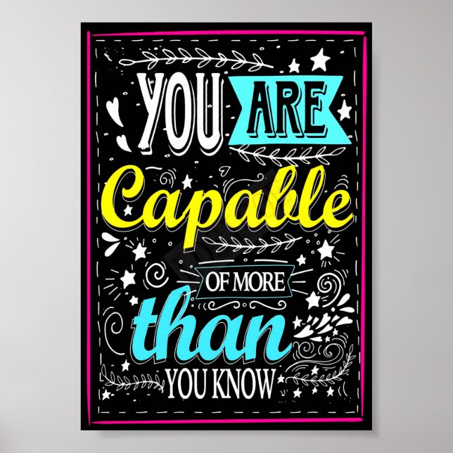 Motivierend Fitness - Training - Fitness - Arbeits Poster (Vorne)