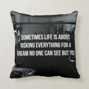 Motivierend Fitness-Turnhalle Kissen