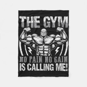 Motivierend Fitness Workout Bodybuilding Weightli Fleecedecke
