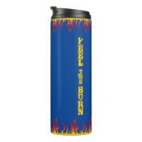 Motivierend Flames Golden Yellow Script DEEP BLAUE