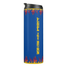 Motivierend Flames Golden Yellow Script DEEP BLAUE