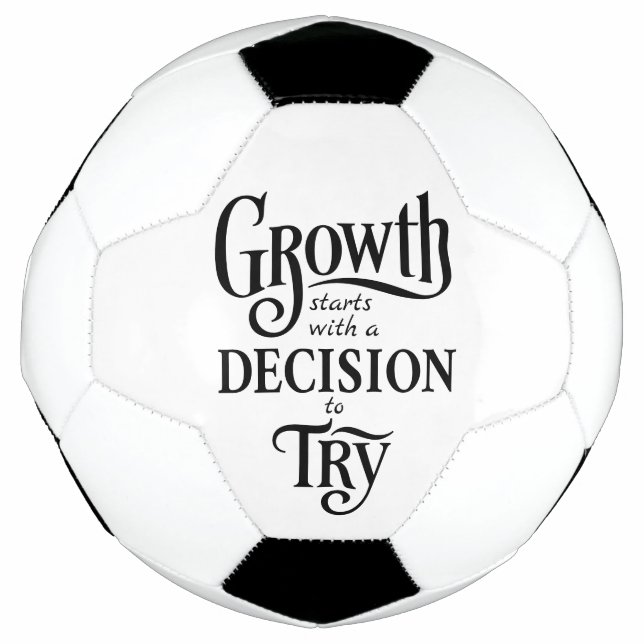 Motivierend Fußballball Fußball (Vorderseite)