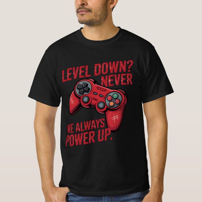 Motivierend Gamer-Controller-T - Shirt (Vorderseite)