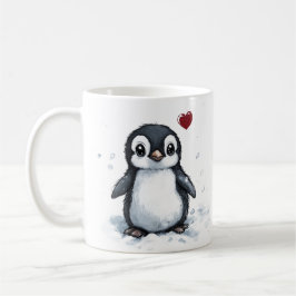 Motivierend Geschenk, Fluffy Penguin, Freundschaft Kaffeetasse