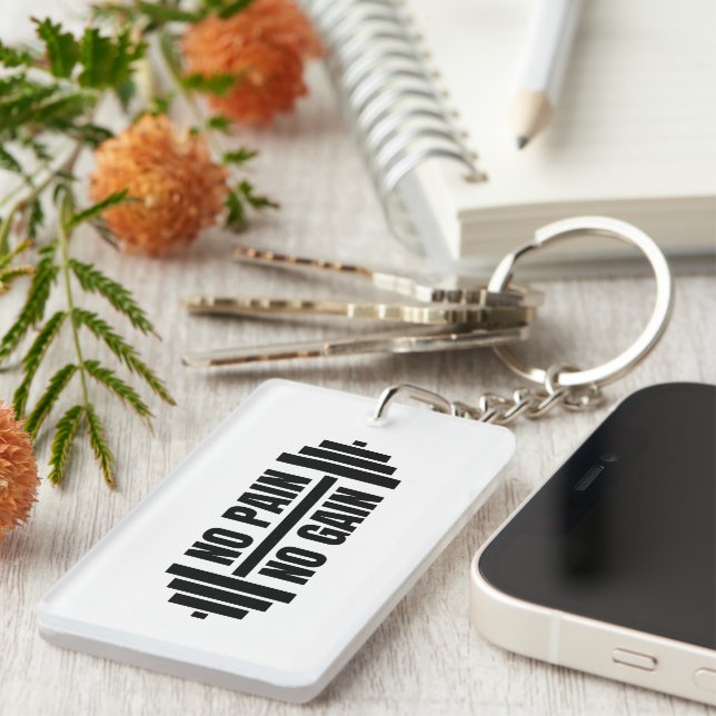 Motivierend Gewichtszunahme Schlüsselanhänger (Vorderseite rechts)