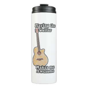 motivierend Gitarrenwörter für Gitarrenliebhaber Thermosbecher