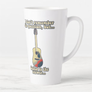 motivierend Gitarrenwörter für Gitarrenspieler Milchtasse