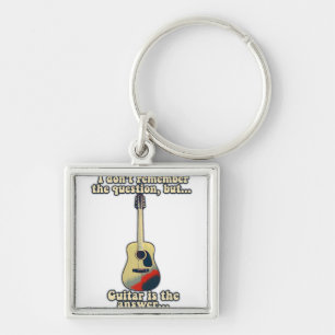 motivierend Gitarrenwörter für Gitarrenspieler Schlüsselanhänger