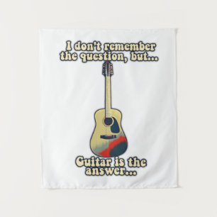 motivierend Gitarrenwörter für Gitarrenspieler Wandteppich