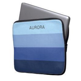 Motivierend Gradient Custom mit Name - Laptopschutzhülle