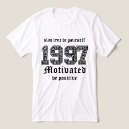 Motivierend grafisches T-Shirt - Richtig Bleibe Tri-Blend Shirt