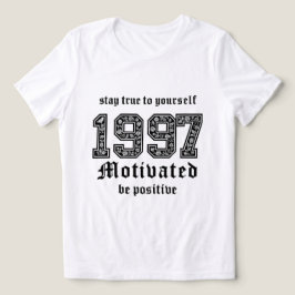 Motivierend grafisches T-Shirt - Richtig Bleibe Tri-Blend Shirt