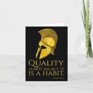 Motivierend griechische Philosophie - Aristoteles Karte