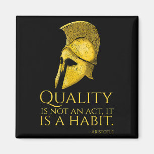 Motivierend griechische Philosophie - Aristoteles Magnet