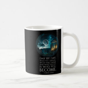 Motivierend griechische Philosophie Heraclitus Q Kaffeetasse