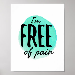 motivierend gute Laune für harte Arbeiter Poster