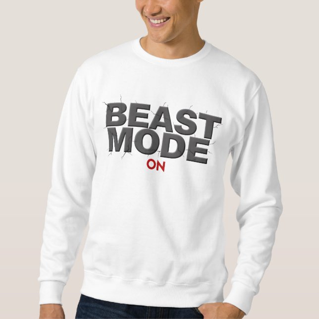 Motivierend Gym-Design Sweatshirt (Vorderseite)