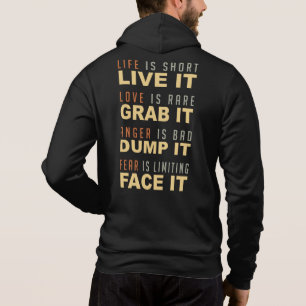 Motivierend Hinweise zur Lebensdauer von benutzerd Hoodie
