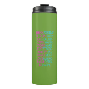 Motivierend Hydratationsanlage - rostfrei Thermosbecher