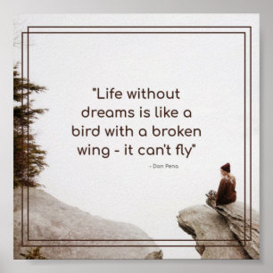 Motivierend - Inspiration für das Leben Poster