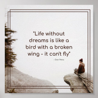 Motivierend - Inspiration für das Leben Poster