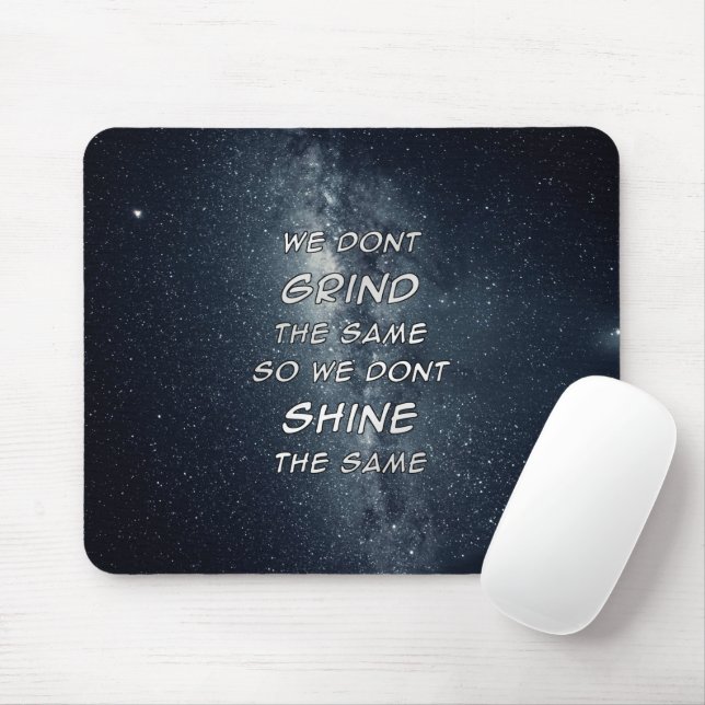 Motivierend Inspiration für die Grind- und Shine-S Mousepad (Mit Mouse)
