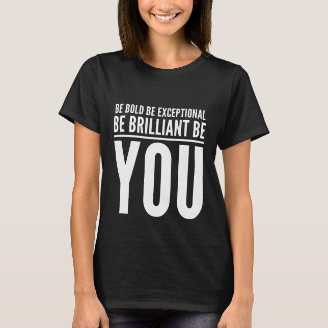 Motivierend Inspirationserfolg T-Shirt (Vorderseite)